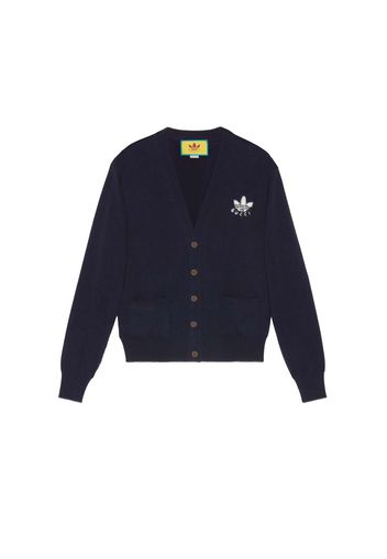 Gucci x adidas Wool Cardigan Navy