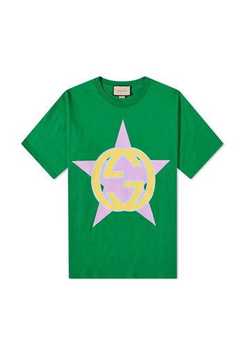 Gucci Star Interlocking GG T-shirt Green