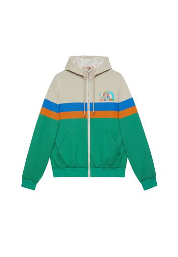 Gucci x The North Face Hooded Jacket Ivory/Green