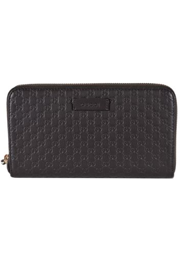 Gucci Zip Around Wallet MicroGuccissima Brown