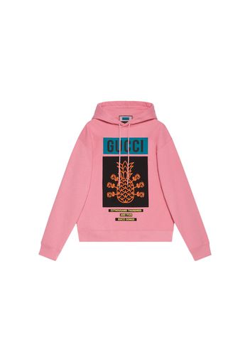 Gucci Pineapple Pullover Hoodie Light Pink/Multi