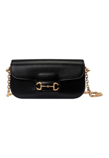 Gucci Gucci Horsebit 1955 Small Shoulder Bag Black