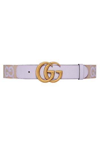 Gucci GG Marmont Jumbo GG Belt Beige/Lilac