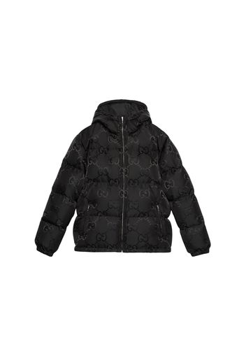 Gucci Jumbo GG Nylon Canvas Goose-Down Jacket Black