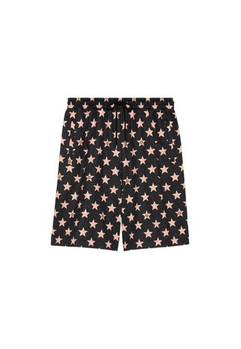 Gucci Star-Print Shorts Black