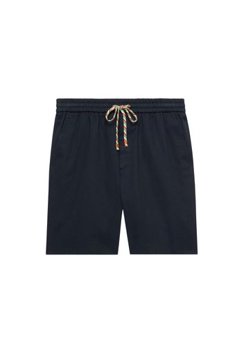 Gucci Logo-Print Shorts Blue