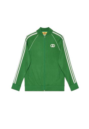 Gucci x adidas Viscose Zip Jacket Green