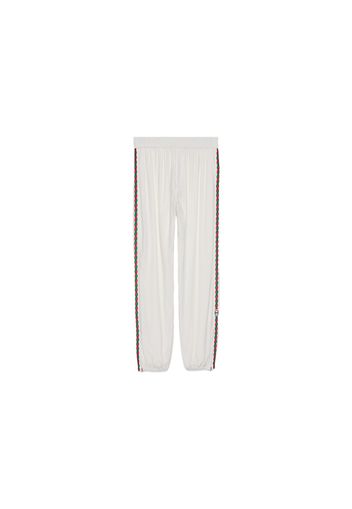 Gucci Interlocking G Embroidery Track Pants White