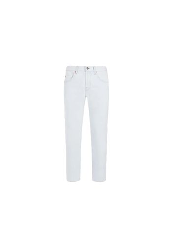 Gucci Cropped Tapered Jeans Light Blue