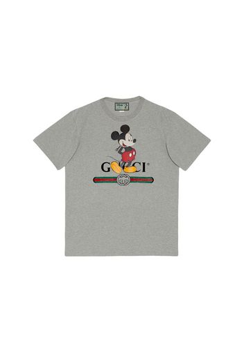 Gucci x Disney Oversized Logo-Print T-shirt Grey