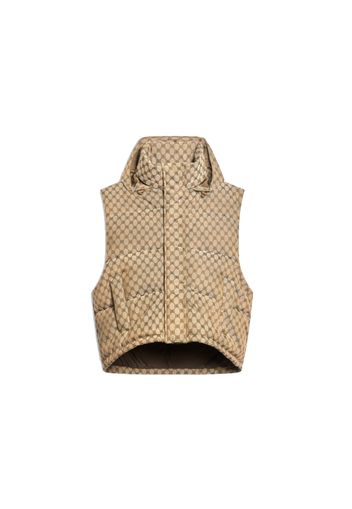 Gucci x Balenciaga The Hacker Project Hacker Cocoon Puffer Vest Beige