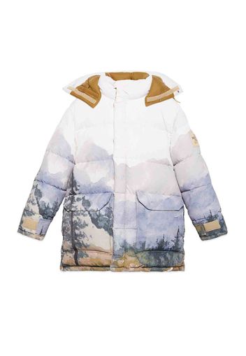 Gucci x The North Face Padded Jacket Trail Print