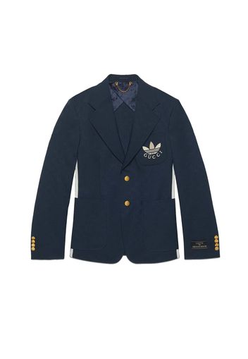 Gucci x adidas Polyester Formal Jacket Dark Blue