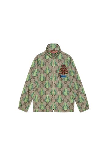 Gucci Pineapple GG Print Jacket Green