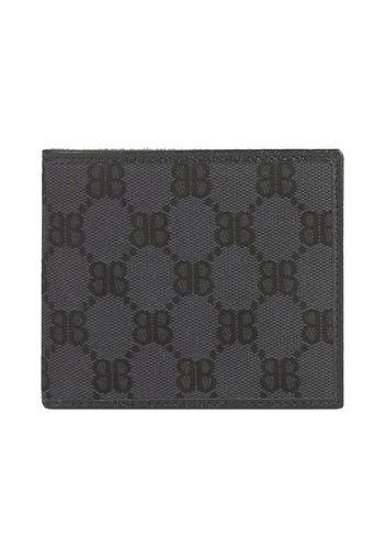 Gucci x Balenciaga The Hacker Project Bi-Fold Coin Wallet Black