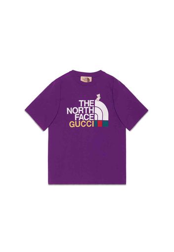 Gucci x The North Face T-shirt Purple