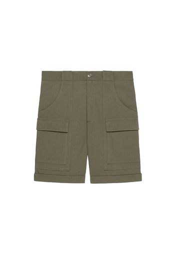 Gucci x The North Face Nylon Shorts Military Green