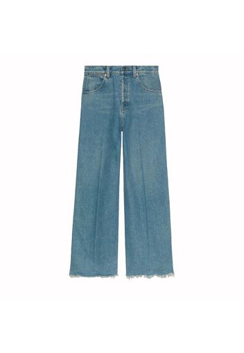 Gucci Denim Gucci Label Pants Blue