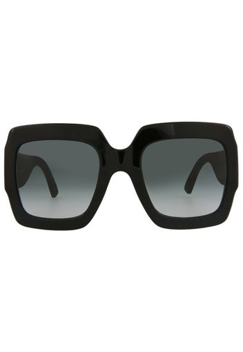 Gucci Square-Frame Acetate Sunglasses Black/Grey (GG0102S-30001538-001-00011)