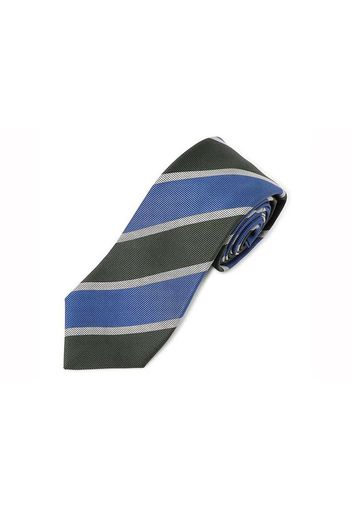 Gucci Striped Tie Blue/Black/Grey