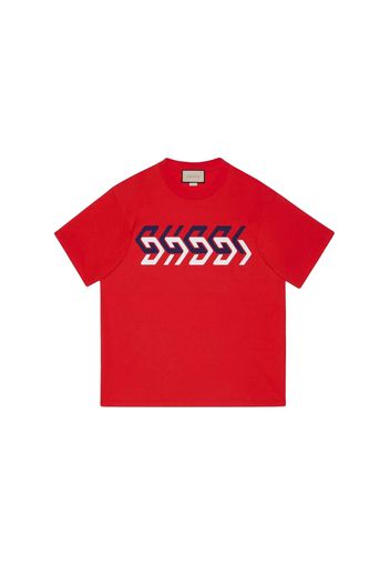 Gucci Graphic Logo-Print T-shirt Red