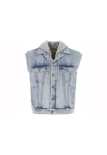 Gucci Denim Sleeveless Jacket Blue