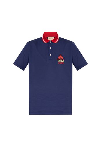 Gucci Pablo Delcielo Logo Polo Navy