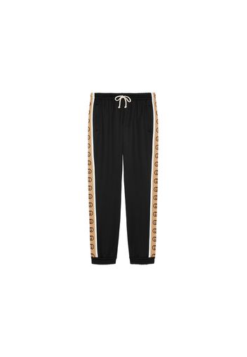 Gucci Loose Technical Jersey Jogging Pant Black