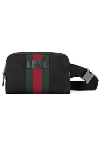 Gucci Web Belt Stripe Fanny Pack Black