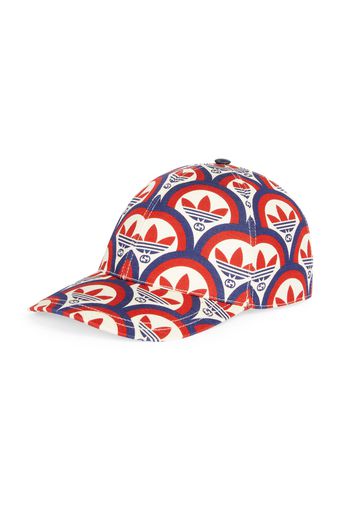 Gucci x Adidas Trefoil Print Baseball Cap Red/White/Blue