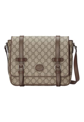 Gucci Messenger Bag GG Supreme Canvas Beige/Ebony