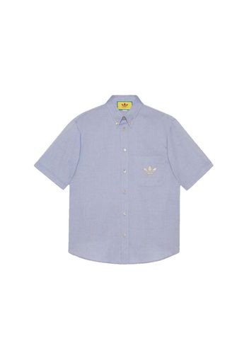 Gucci x adidas Oxford Cotton Shirt Light Blue