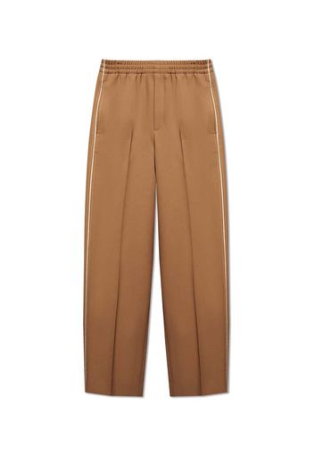 Gucci Pleat-Front Trousers Brown