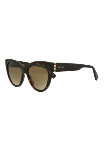 Gucci Cat Eye Sunglasses Havana Gold/Brown (GG0460S-30006463-002)