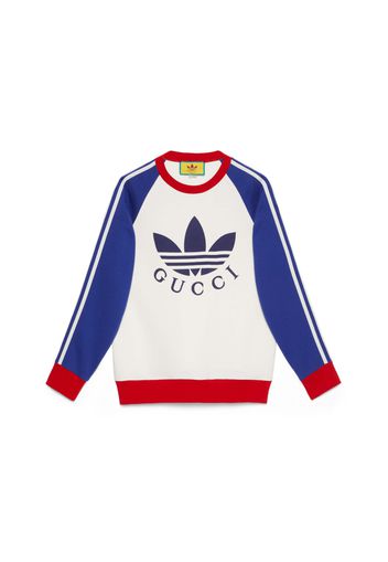 Gucci x Adidas Sweatshirt White/Blue/Red