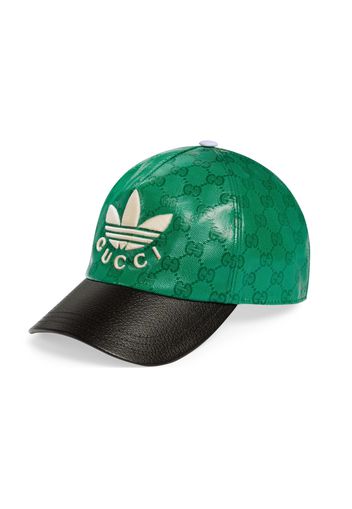 Gucci x Adidas GG Canvas Baseball Cap Green