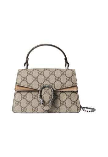 Gucci Dionysus Mini Top Handle Bag Beige/Ebony