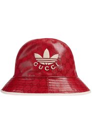 Gucci x Adidas GG Canvas Fedora Red