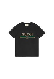 Gucci Logo Washed Print T-shirt Black