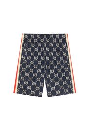 Gucci GG Jacquard Shorts Blue/Ivory