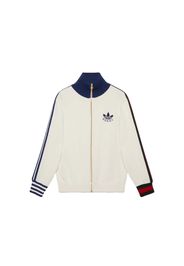 Gucci x adidas Viscose Zip-Up Jacket White