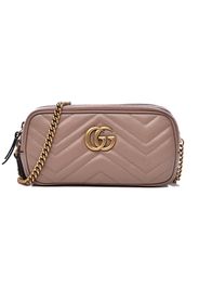 Gucci GG Marmont Matelasse Chain Bag Mini Porcelain Rose