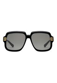 Gucci Square Frame Sunglasses True Black/Gold/Brown (663772 J1691 1012)