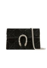 Gucci Dionysus GG Velvet Super Mini Black