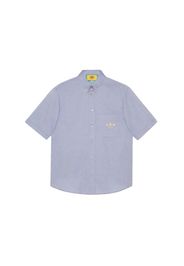 Gucci x adidas Oxford Cotton Shirt Light Blue