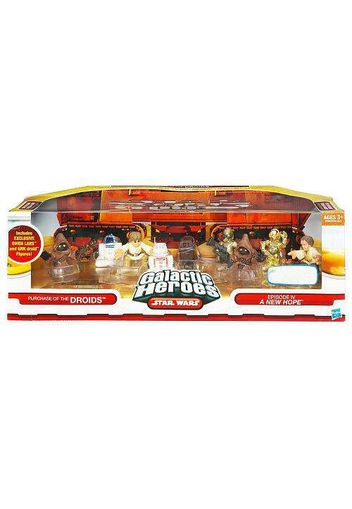 Hasbro Star Wars Galactic Heroes Cinema Scenes Purchase of the Droids Toys 'R Us Exclusive Mini Figure Set