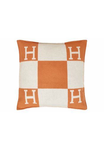 Hermes Avalon Pillow Large Model Ecru/Potiron