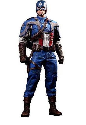 Hot Toys Marvel Movie Masterpiece Captain America The First Avenger Collectible Figure