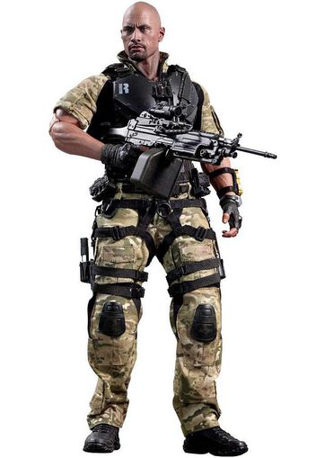 Hot Toys GI Joe Movie Masterpiece Roadblock The Rock Collectible Figure