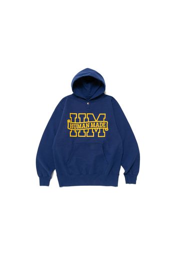 Human Made Snap Hoodie Navy